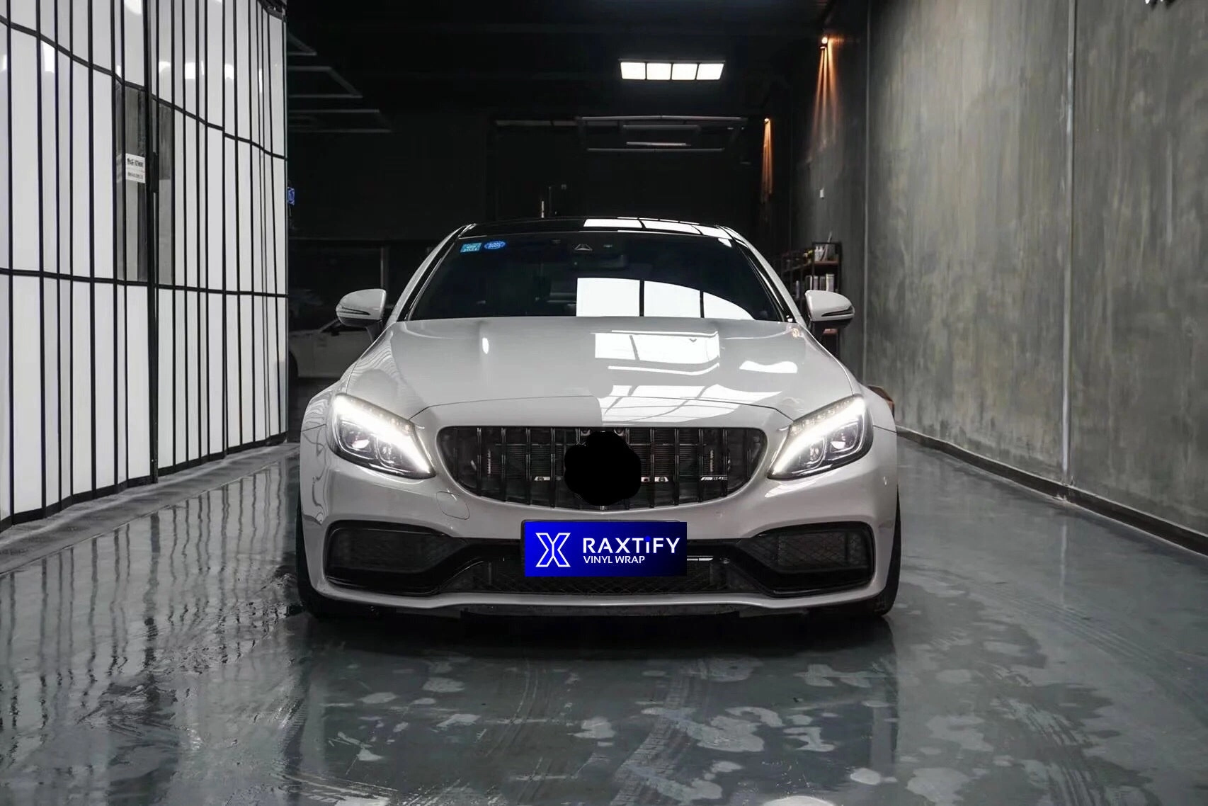 Gloss Ash Gray Vinyl Wrap