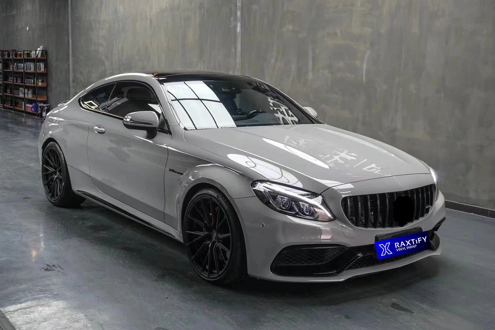 Gloss Ash Gray Vinyl Wrap