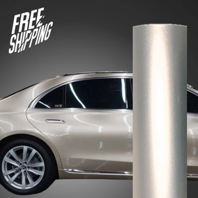 Gloss Metalic Coral Gold Car Wrap