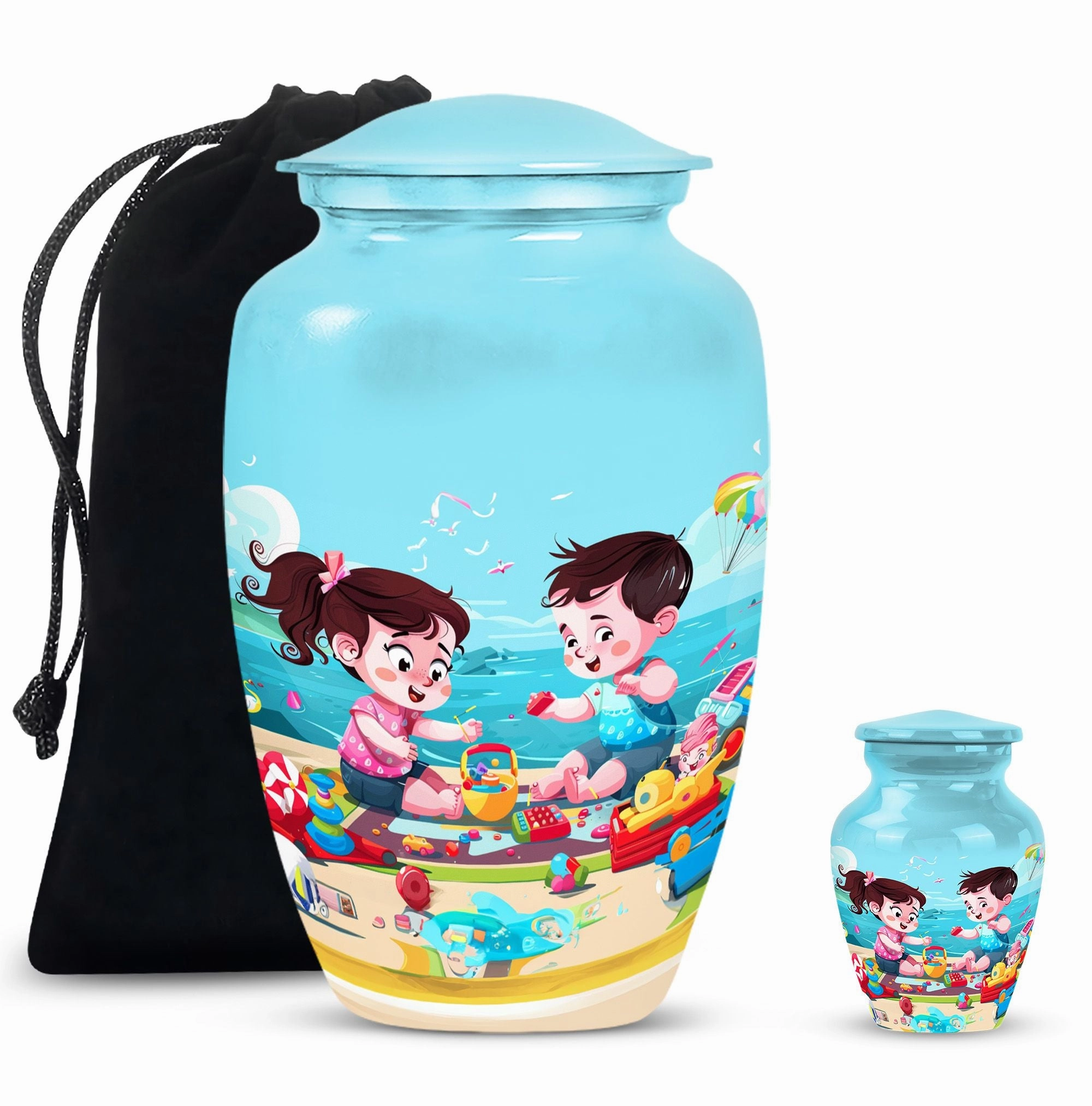 Graceful Remembrance: Brother and Sister Memorial Cremation Urn
