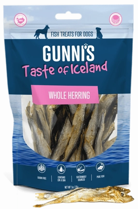 Gunni's Whole Herring Treats for Dogs