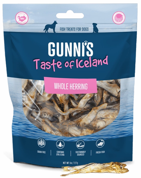 Gunni's Whole Herring Treats for Dogs