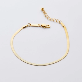Herringbone Chain Anklet | Girls