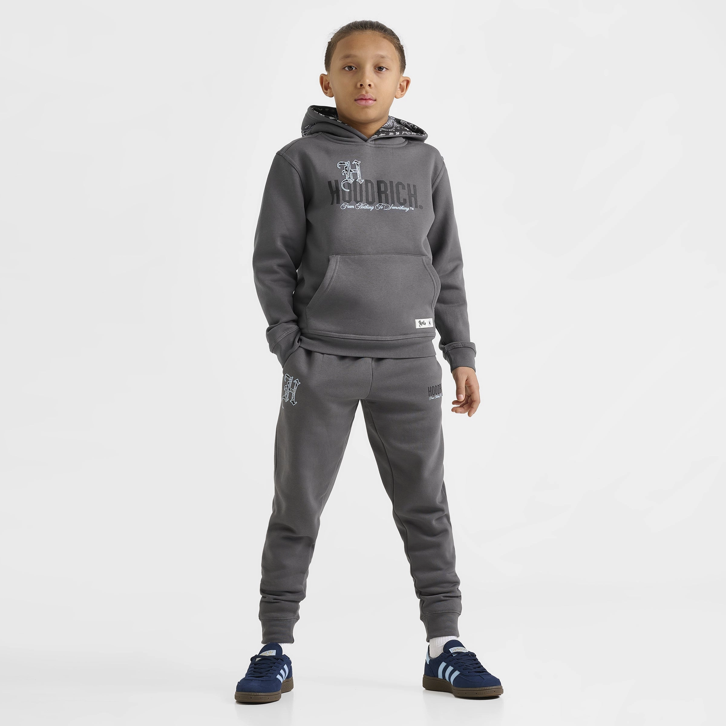 Hoodrich Junior Boys' Eterno Jogger Lava Smoke / Black - Clear Sky