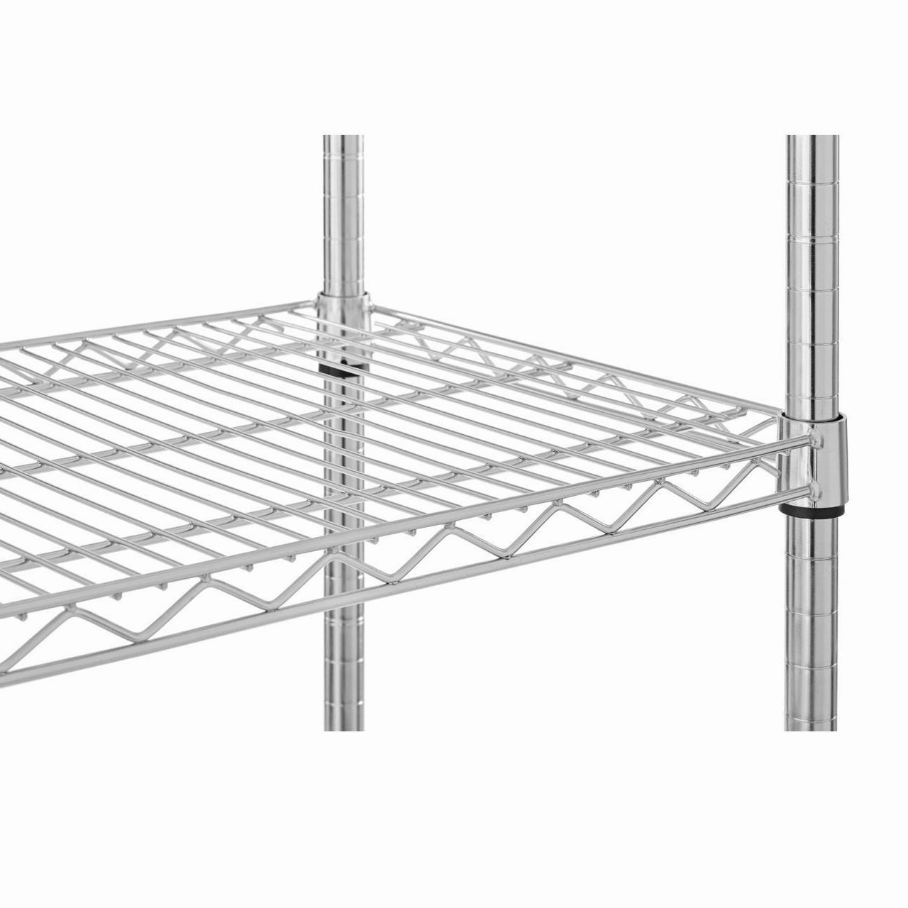 Hyper Tough A60Z-1 Heavy Duty 5 Tier Wire Shelf 3000 lb Capacity - Gray/Zinc