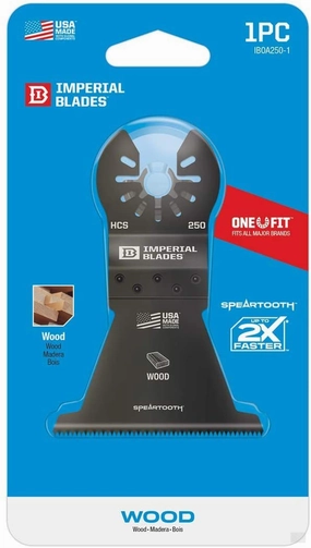 Imperial Blades One Fit 2-1/2in Speartooth Fast Cut Wood Blade, 1PC [IBOA250-1]