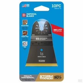 Imperial Blades One Fit 2-1/2in Storm Titanium Wood and Nails Blade - 10PC [IBOAT337-10]