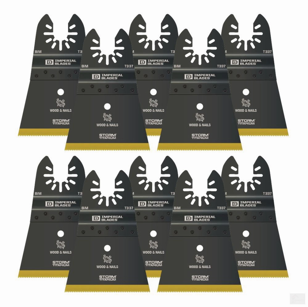 Imperial Blades One Fit 2-1/2in Storm Titanium Wood and Nails Blade - 10PC [IBOAT337-10]