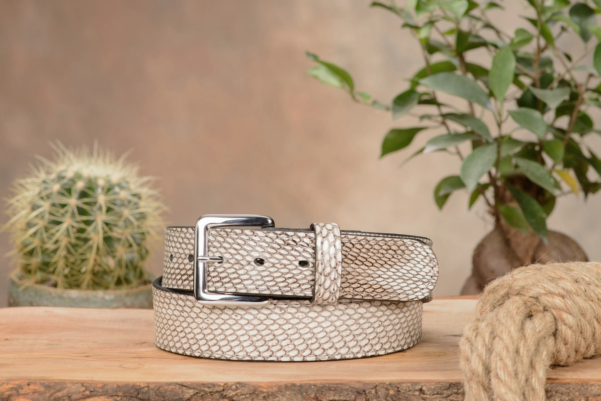 Indonesian Spitting Cobra Money Belt With 25" Zipper 1.50" Wide