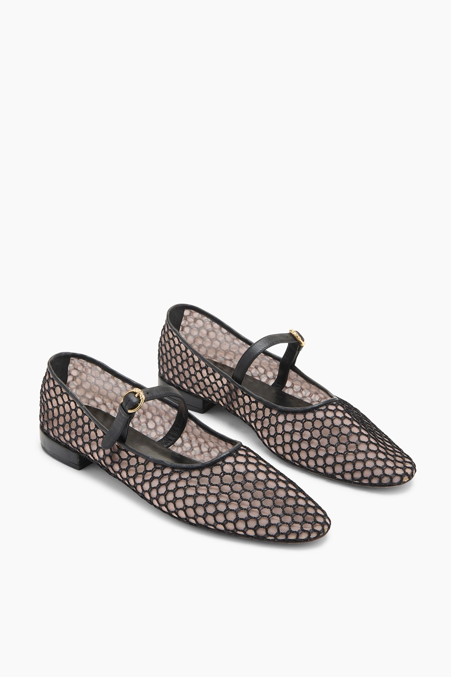 Isobel Mesh Ballet Flat - Noir