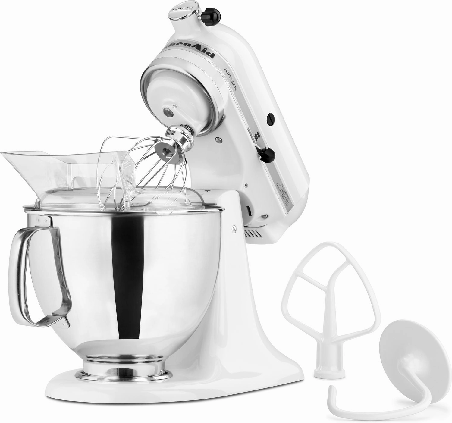 KitchenAid White 5-Quart Tilt-Head Stand Mixer - KSM150PSWH