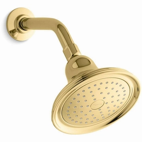 KOHLER 10391-AK-PB Devonshire Vibrant Polished Brass 1-Spray Shower Head