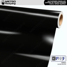 KPMF K88000 Gloss Black Vinyl Wrap | K88021