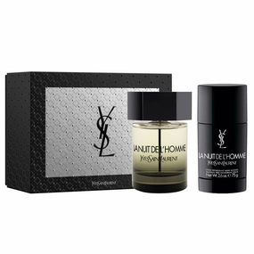 La Nuit De L'Homme by YSL 100ml EDT 2 Piece Gift Set