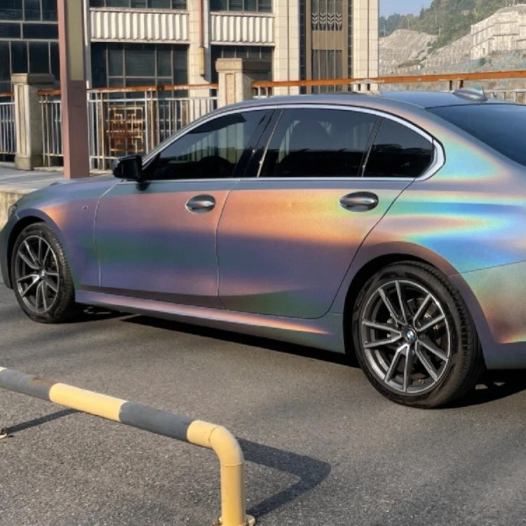 Laser Matte Silver Vinyl Wrap