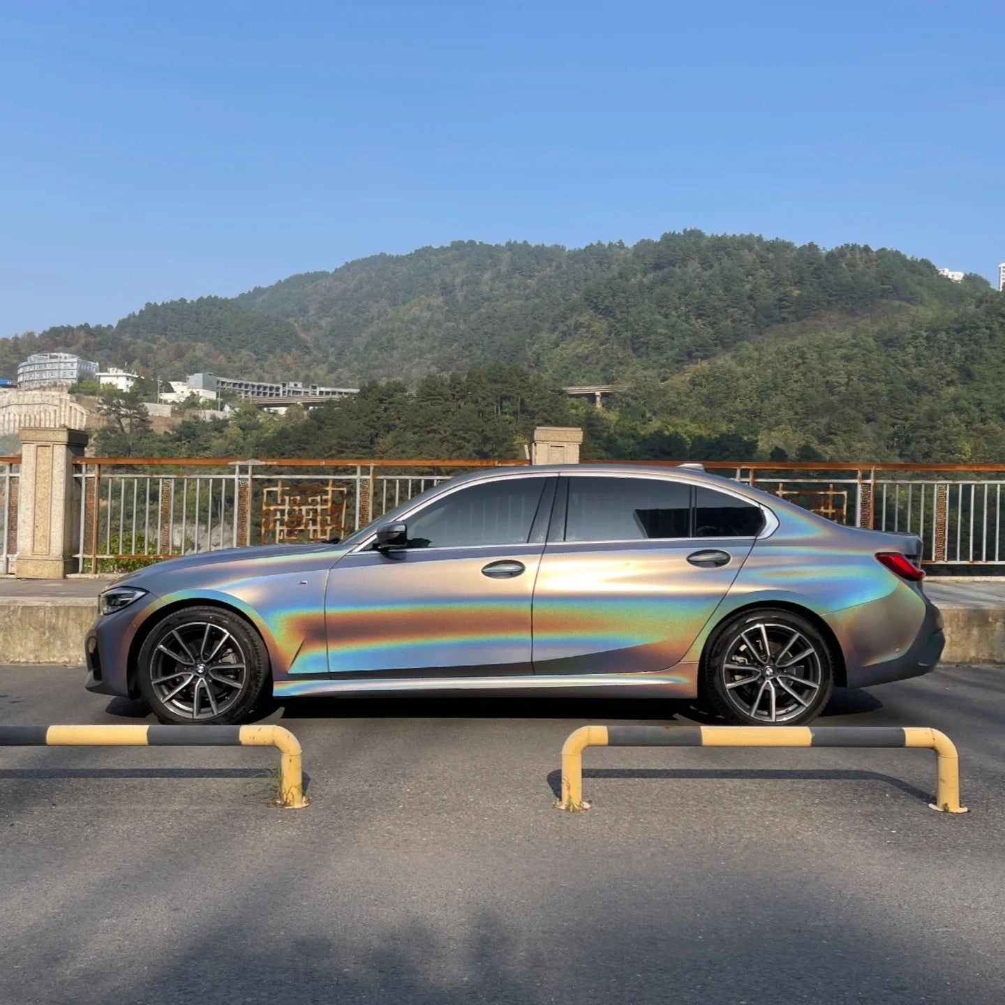 Laser Matte Silver Vinyl Wrap