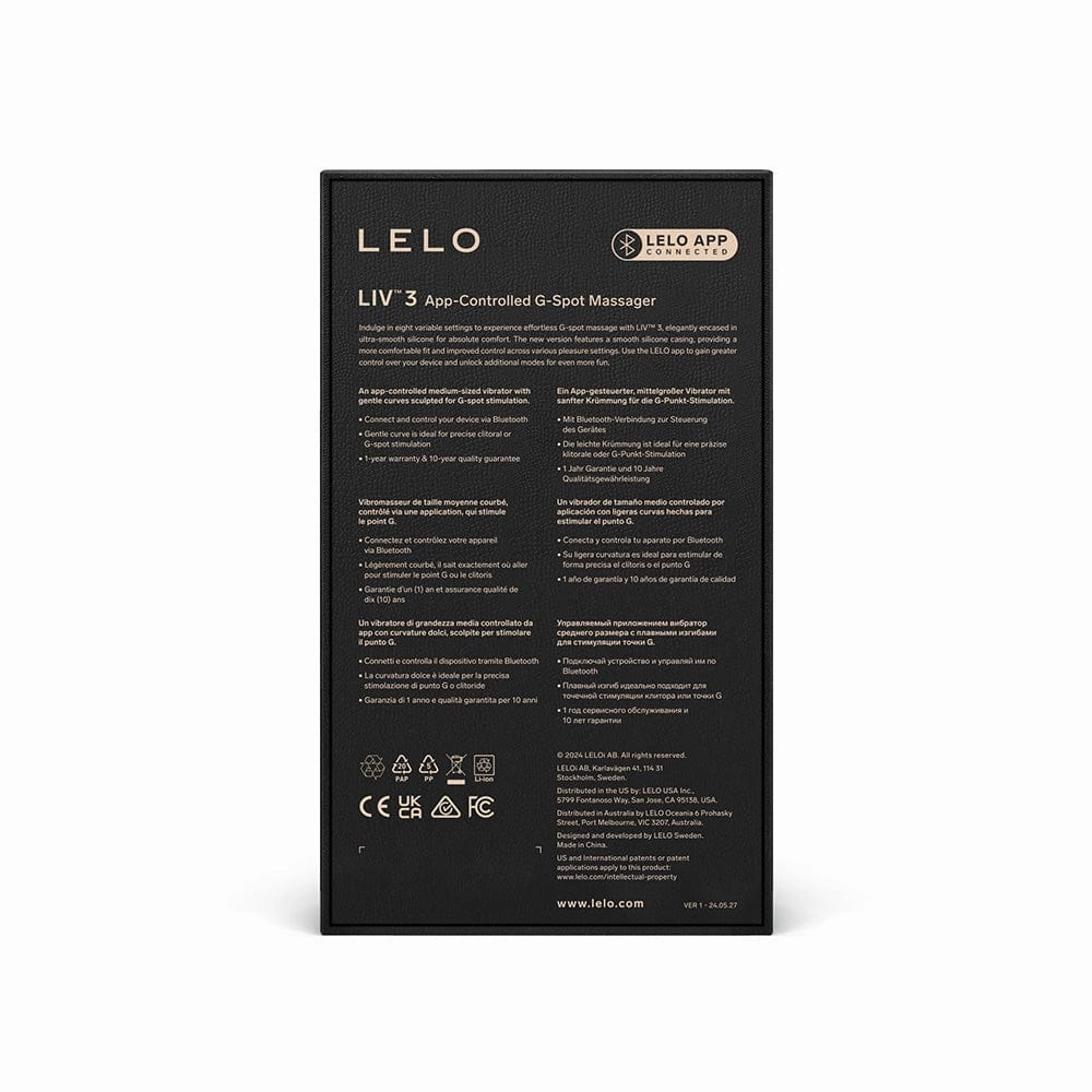 LELO - Liv 3 App-Controlled G Spot Vibrator