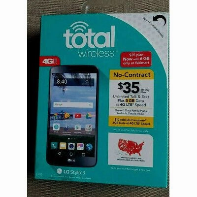 LG Stylo 3 - 16 GB - Black - Straight Talk - CDMA