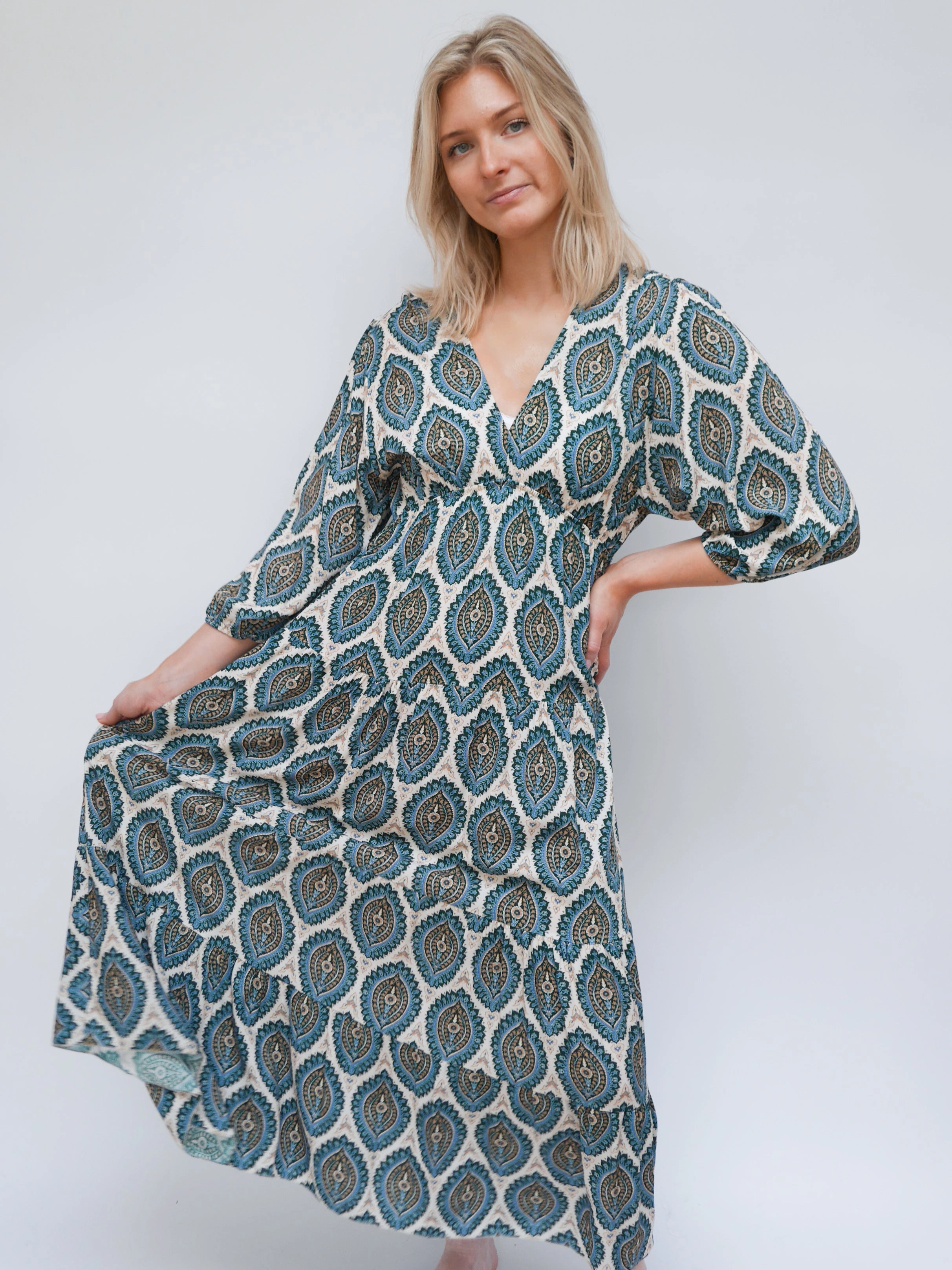 Margot Dress Forest Green