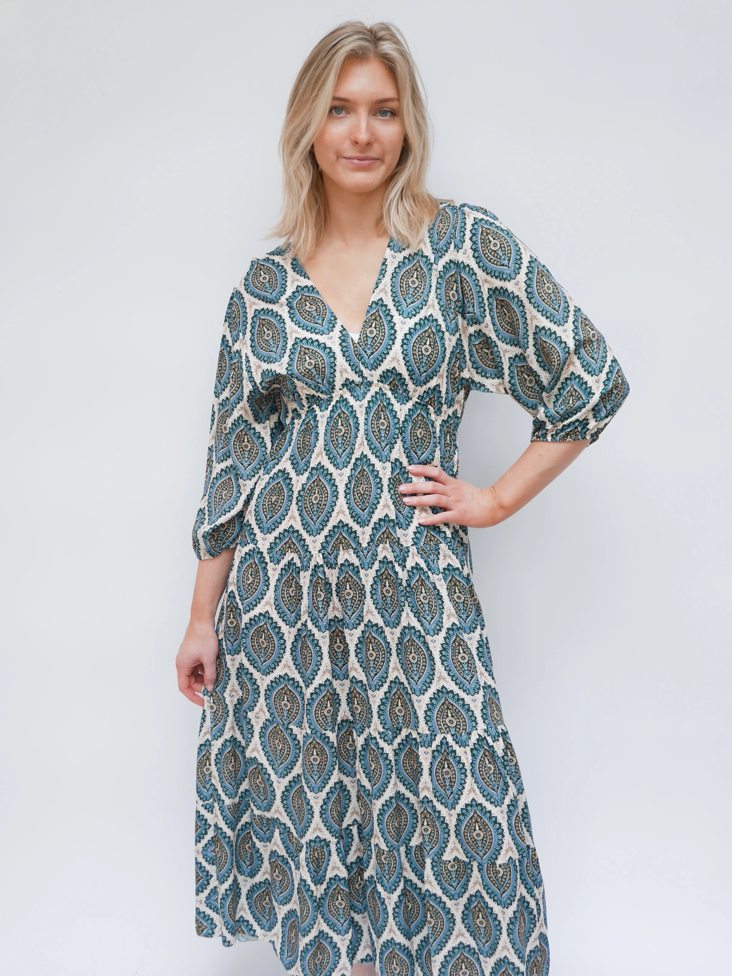 Margot Dress Forest Green
