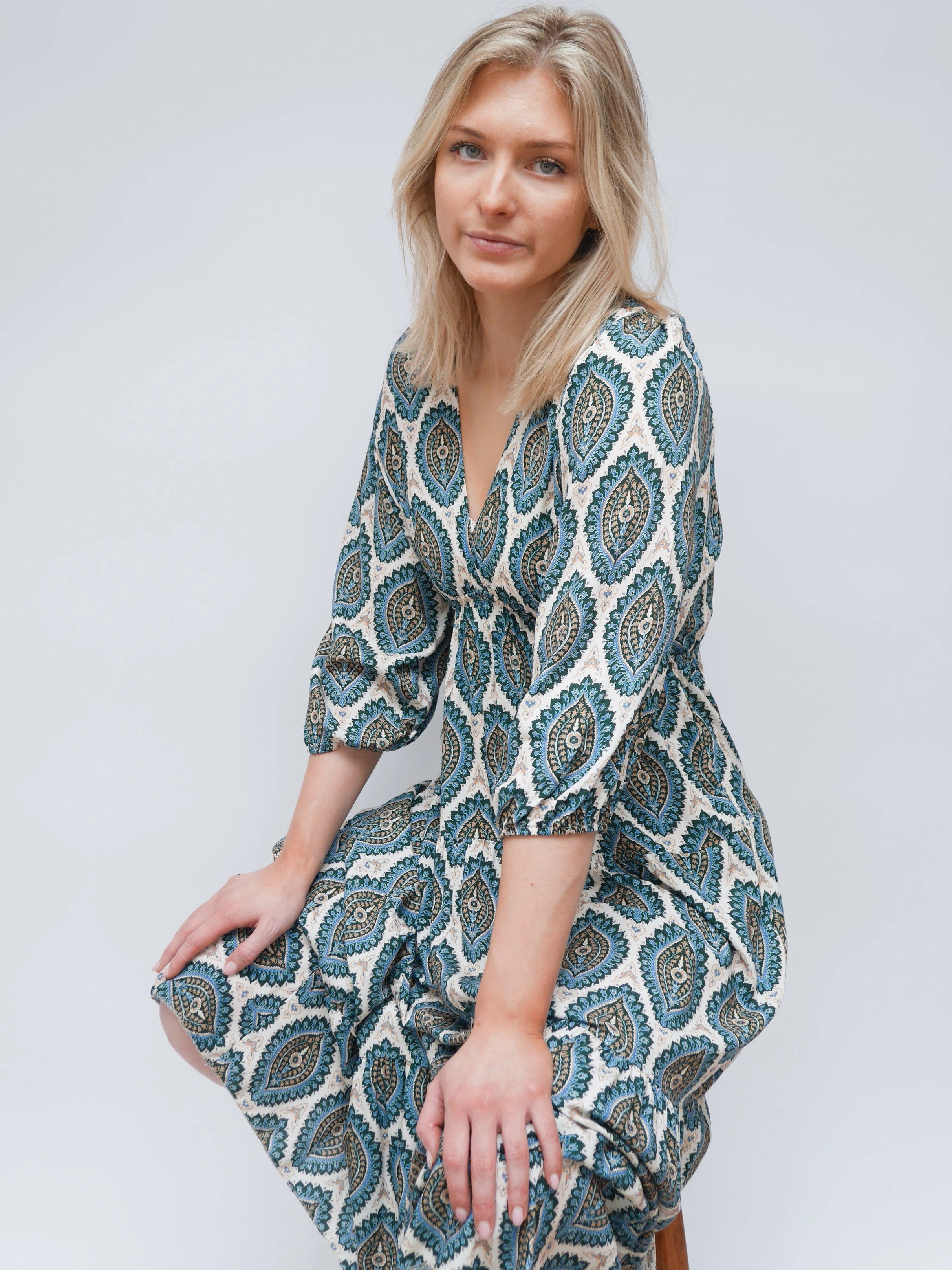 Margot Dress Forest Green