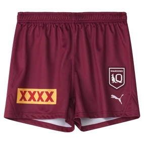 Men's State Of Origin Queensland Maroons 2025 Replica Home Shorts