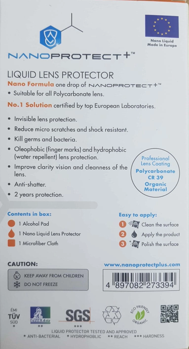 NANO PROTECT   TM - Liquid Lens Protector