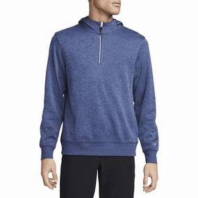 Nike Dri-FIT Hoodie Golf Pullover Midnight Navy/Brushed Silver - FW23 Men