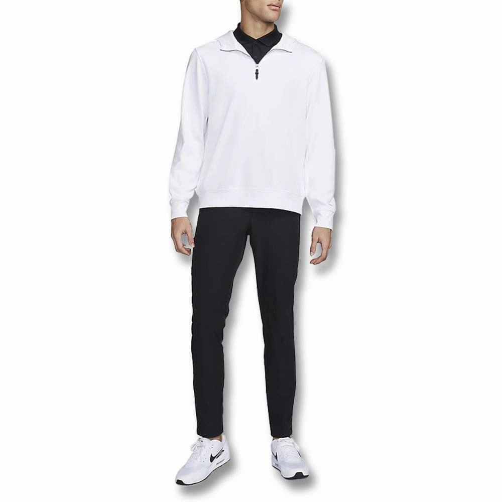 Nike Dri-FIT Hoodie Golf Pullover White/White/Brushed Silver - FW23 Men