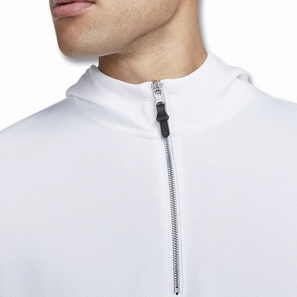 Nike Dri-FIT Hoodie Golf Pullover White/White/Brushed Silver - FW23 Men