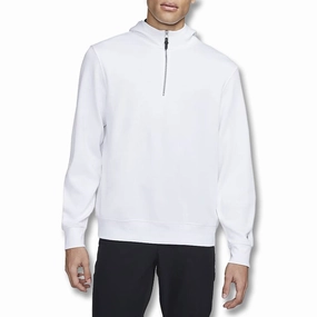 Nike Dri-FIT Hoodie Golf Pullover White/White/Brushed Silver - FW23 Men