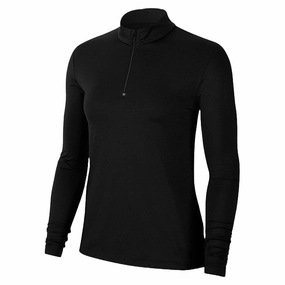 Nike Dri-FIT UV Victory Half-Zip Golf Pullover Black - FW20 Women