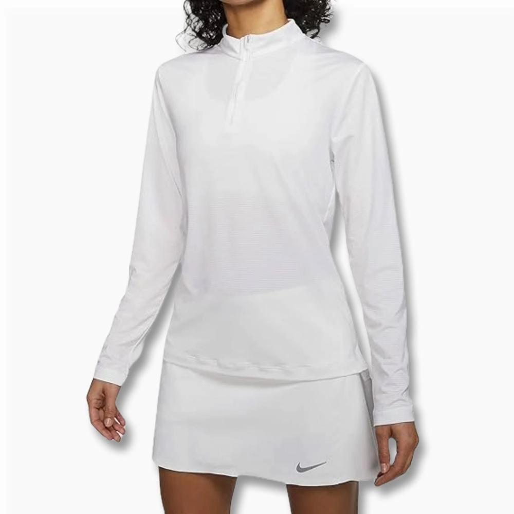 Nike Dri-FIT UV Victory Half-Zip Golf Pullover White - FW20 Women