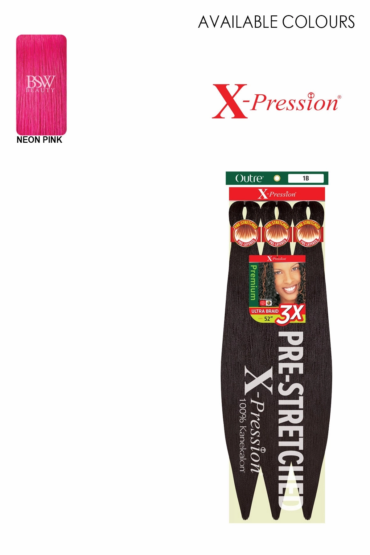 OUTRE 3X X-PRESSION PRE-STRETCHED ULTRA BRAID 52"