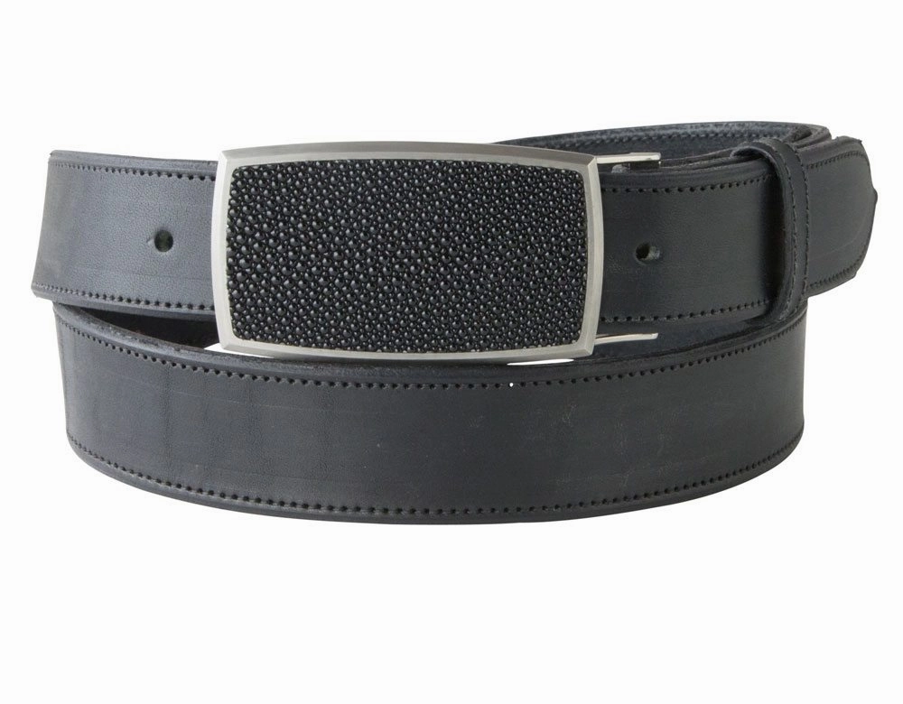 Pat Pruitt Stainless Steel w/ Stingray One Piece Buckles