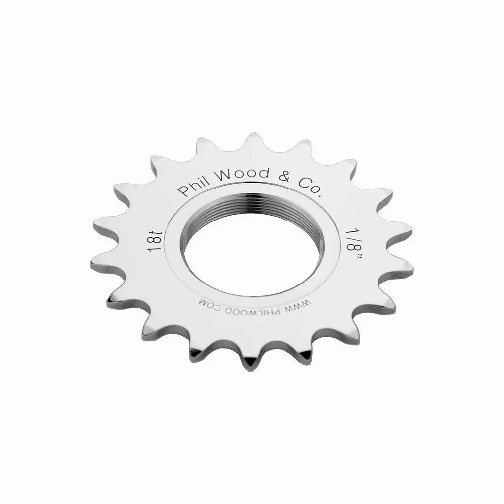 Phil Wood Stainless Steel Fixed Cog, 3/32", Polished