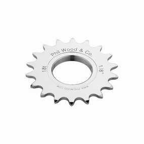 Phil Wood Stainless Steel Fixed Cog, 3/32", Polished