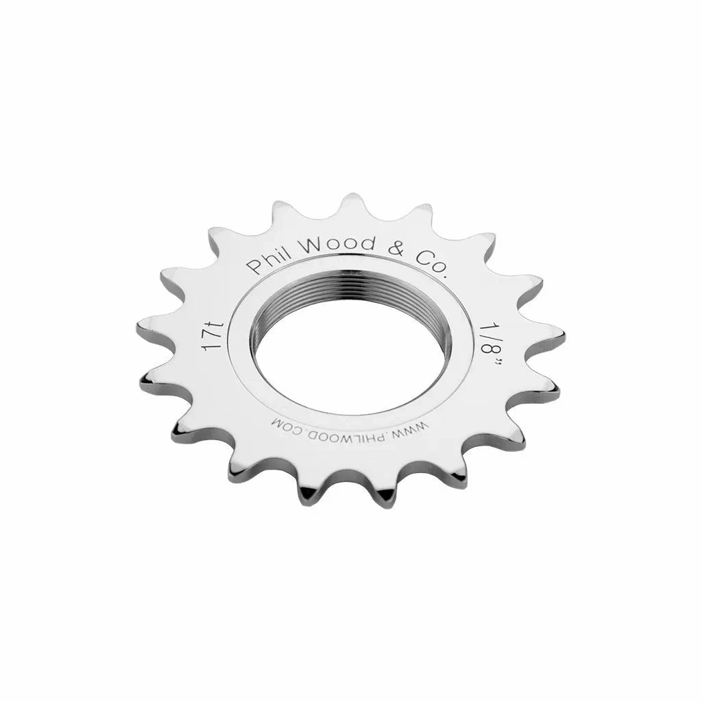 Phil Wood Stainless Steel Fixed Cog, 3/32", Polished