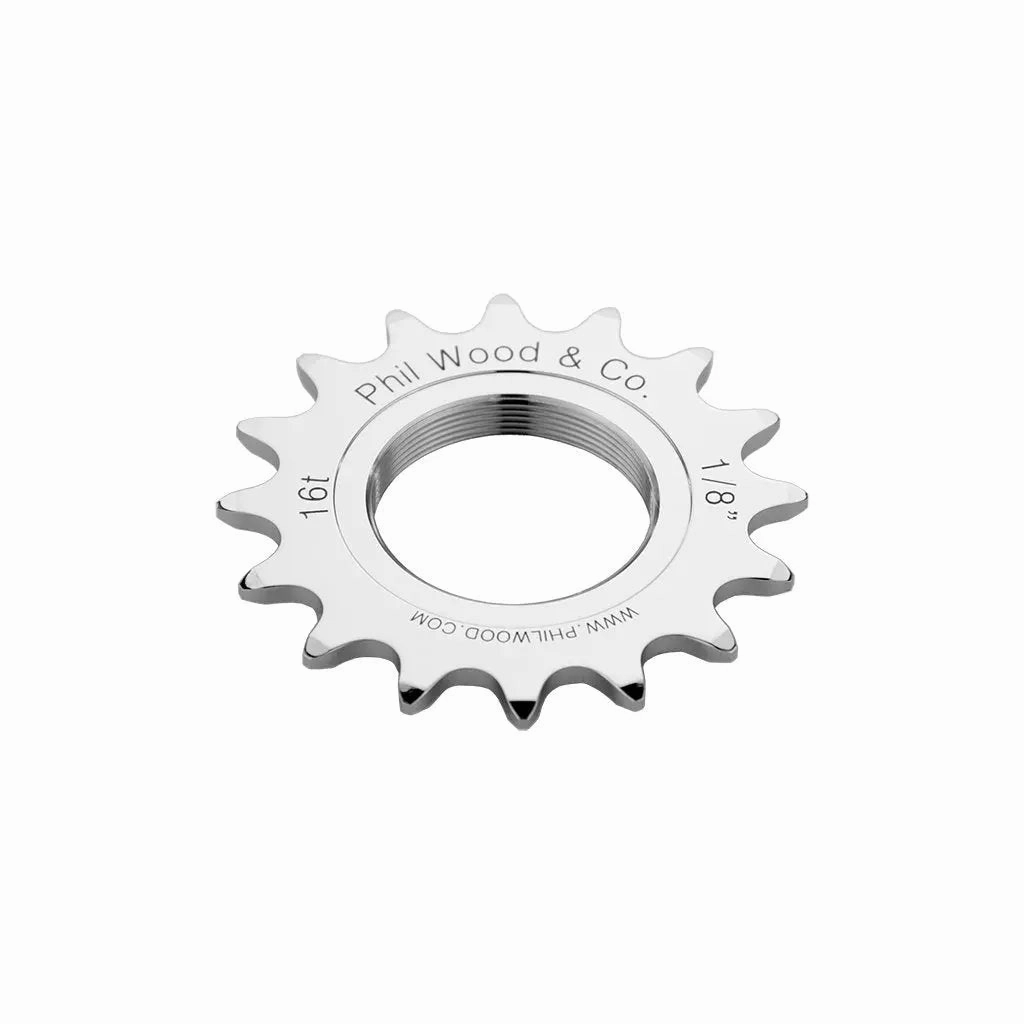 Phil Wood Stainless Steel Fixed Cog, 3/32", Polished