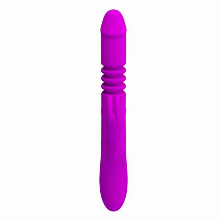 Pretty Love - Ward Rotating Thursting Rabbit Vibrator (Purple)