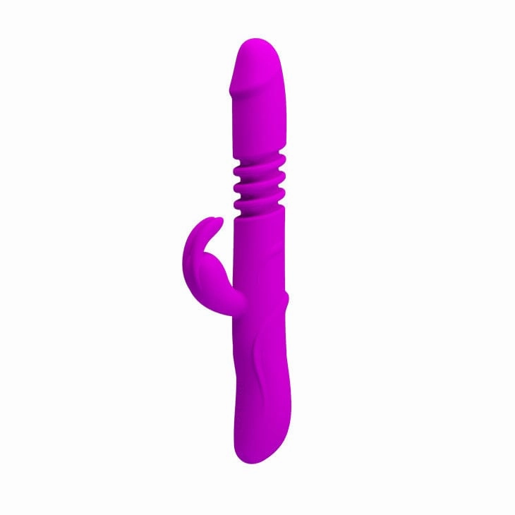 Pretty Love - Ward Rotating Thursting Rabbit Vibrator (Purple)