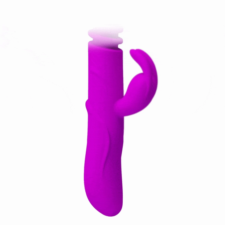 Pretty Love - Ward Rotating Thursting Rabbit Vibrator (Purple)
