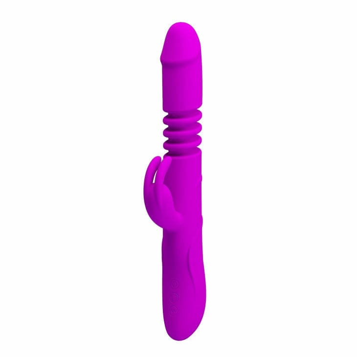 Pretty Love - Ward Rotating Thursting Rabbit Vibrator (Purple)