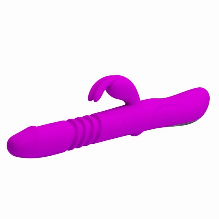 Pretty Love - Ward Rotating Thursting Rabbit Vibrator (Purple)