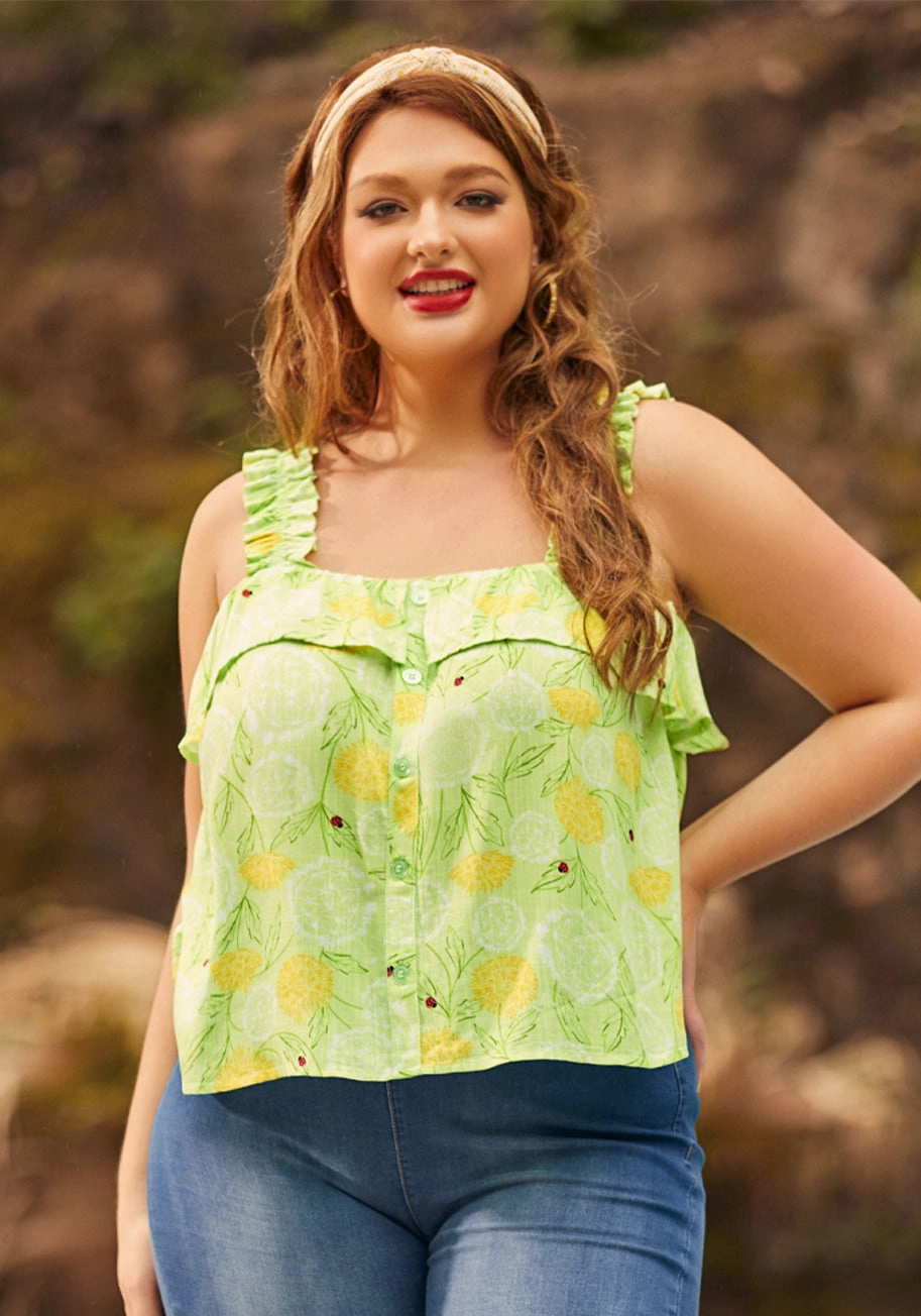 Radiant Ruffle Top