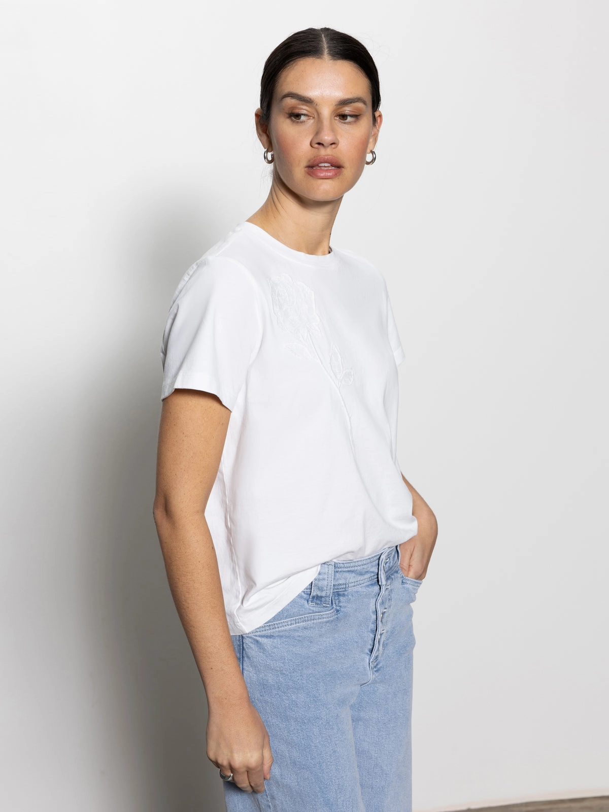 Rose Perfect Tee White