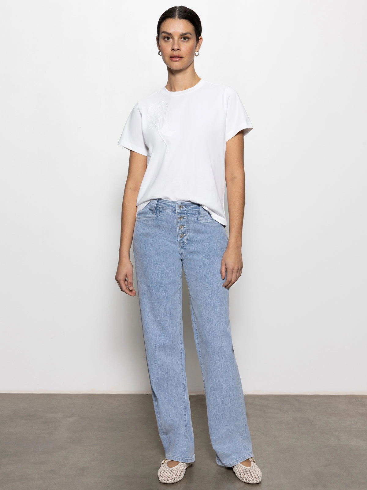 Rose Perfect Tee White