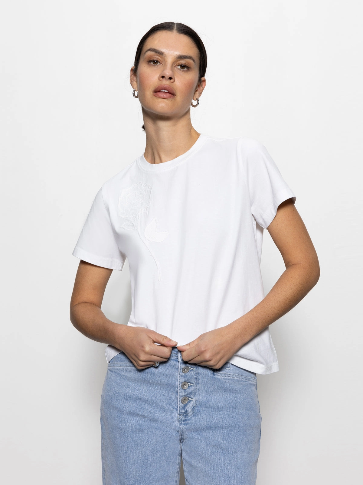 Rose Perfect Tee White