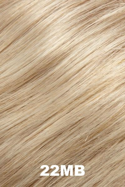 Sale - Jon Renau Toppers - EasiPart 12 (#724) - Remy Human Hair - Color: 22MB (Poppy Seed)