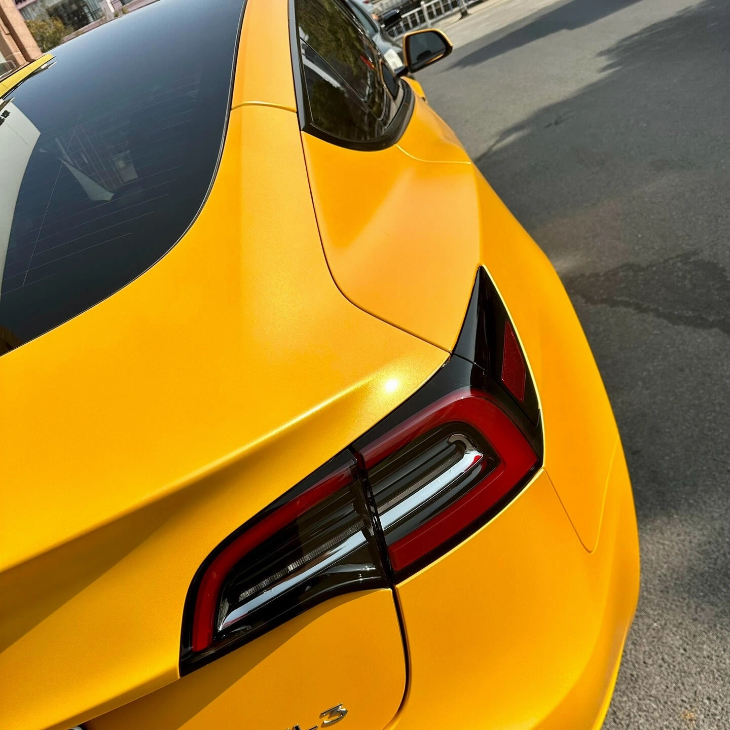 Satin Metallic Golden Yellow Vinyl Wrap